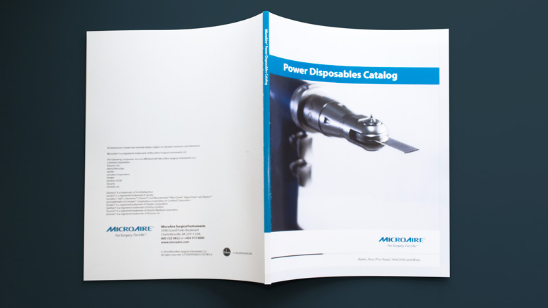 medical device blade catalog cover